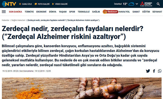 Alzheimer’dan Korunmak İçin Zerdeçal Tüketin! / Ntv.com.tr