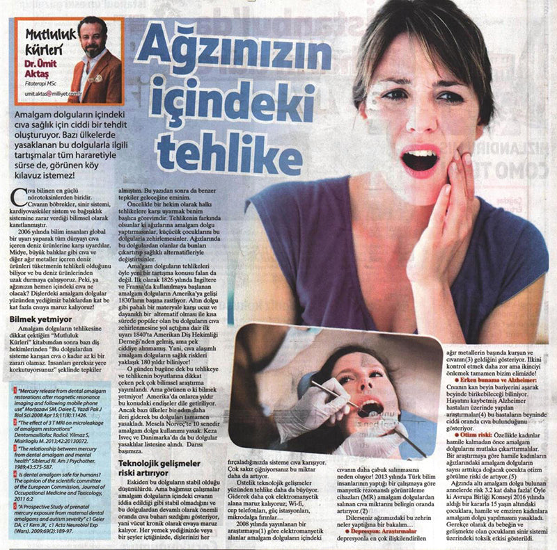 Amalgam Dolgu Tehlikesi / Milliyet