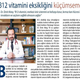 B12 Vitamini Eksikliğini Küçümsemeyin! – OTC News