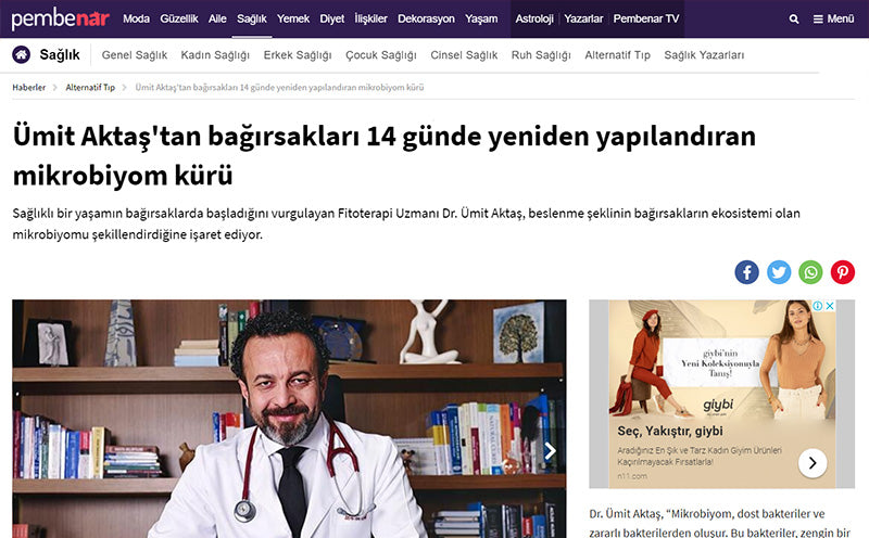 Bağırsakların Ekosistemi Mikrobiyom Kürü ile Bağırsaklarınızı Yeniden Yapılandırın! / Milliyet.com.tr