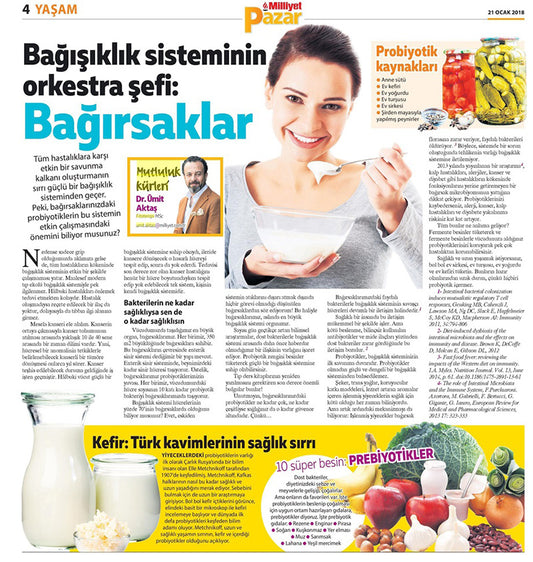 Bağışıklık Sisteminin Orkestra Şefi: Bağırsaklar / Milliyet Pazar