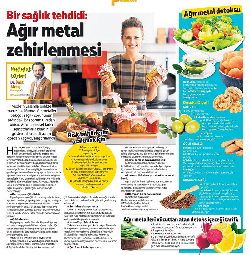 Bir Sağlık Tehdidi: Ağır Metal Zehirlenmesi / Milliyet Pazar