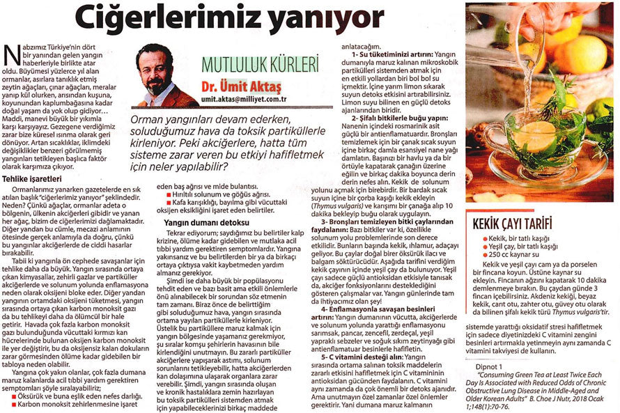 Ciğerlerimiz Yanıyor / Milliyet