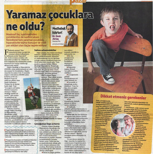 Çocuklarda Hiperaktivite / Milliyet