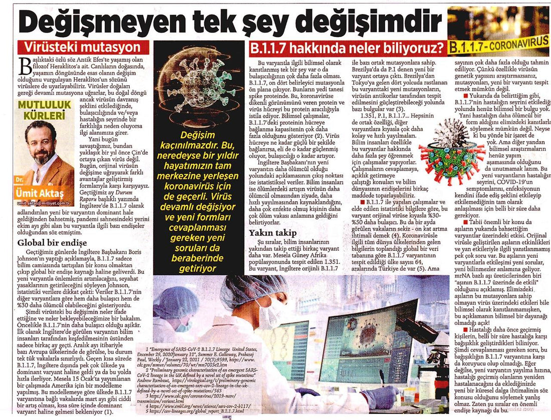 Değişmeyen Tek Şey Değişimdir / Milliyet