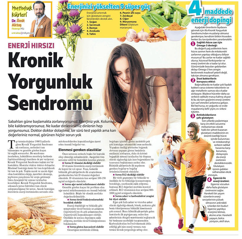 Enerji Hırsızı – Kronik Yorgunluk Sendromu Milliyet Pazar