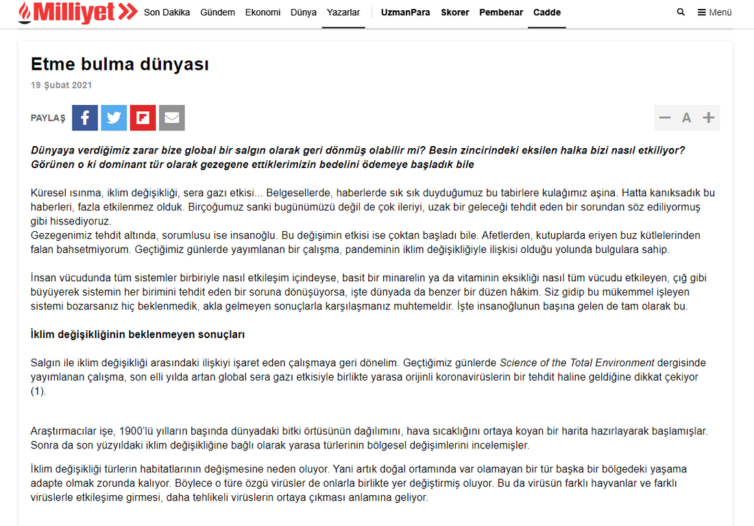 Etme Bulma Dünyası / Milliyet.com.tr