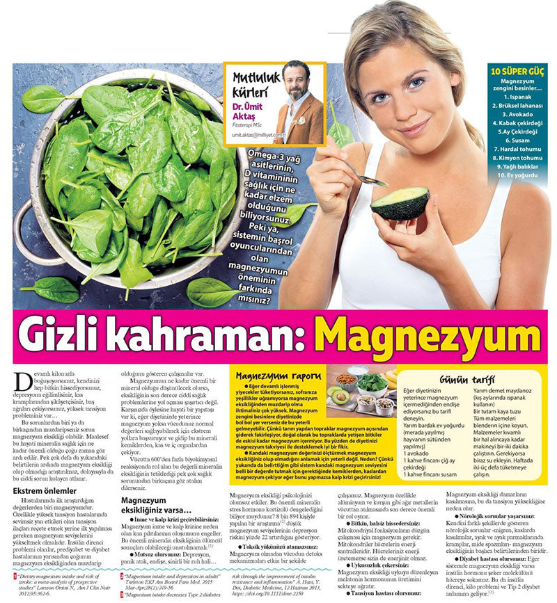 Gizli Kahraman: Magnezyum / Milliyet Pazar