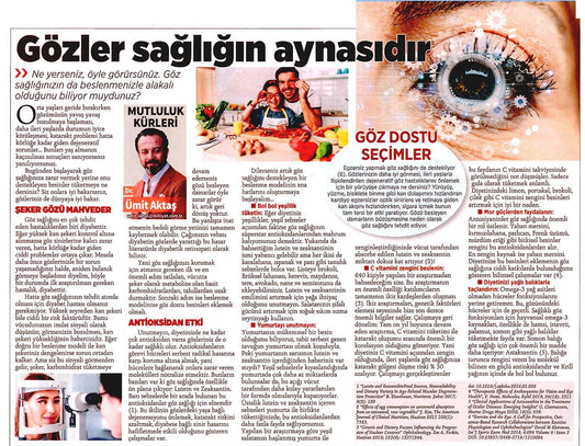 Gözler Sağlığın Aynasıdır / Milliyet