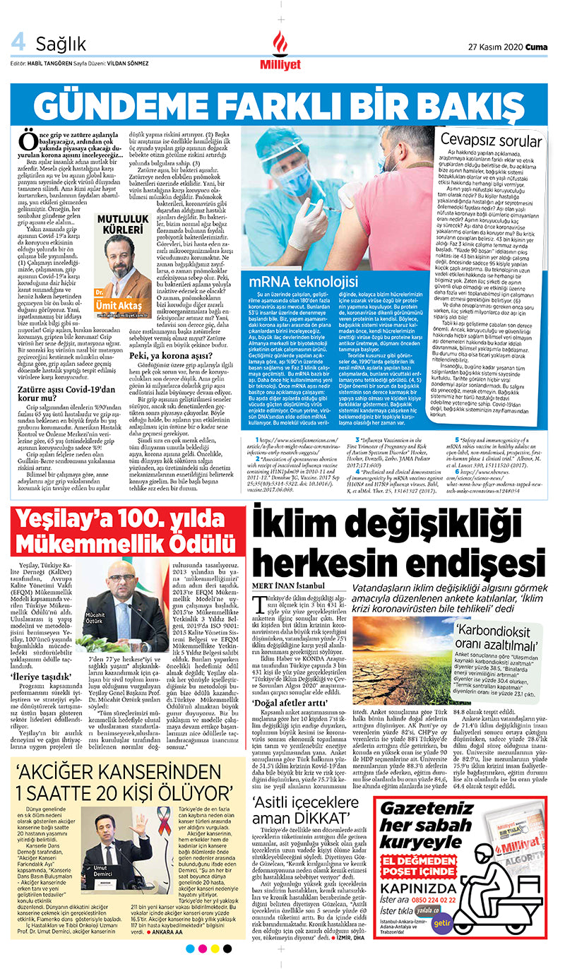 Gündeme Farklı Bir Bakış / Milliyet