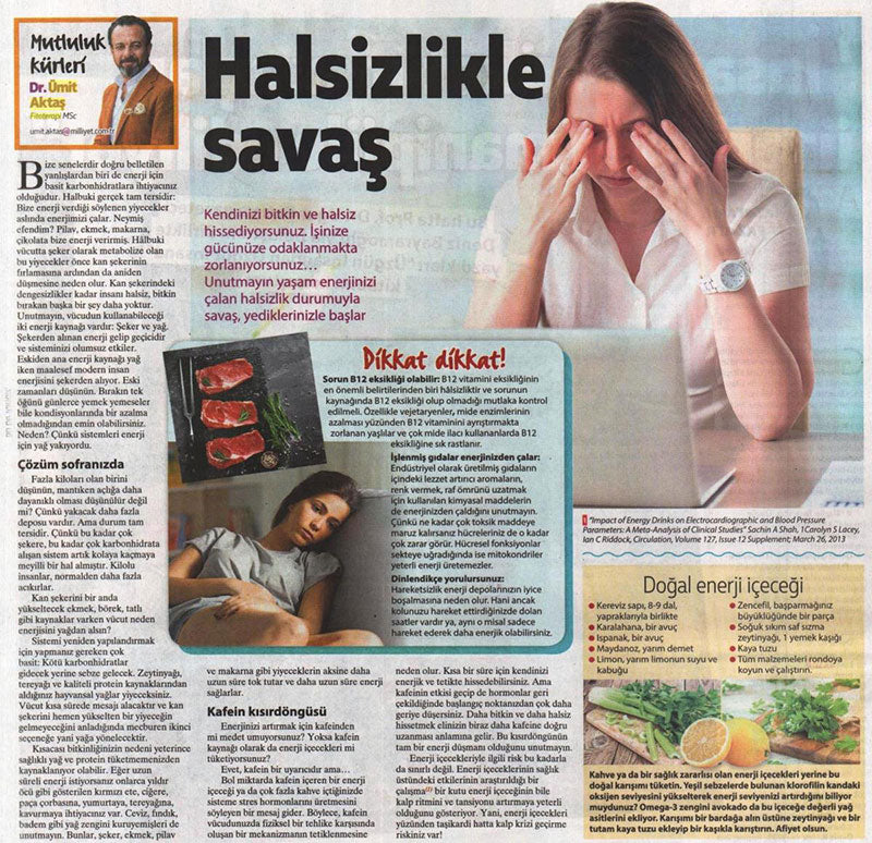 Halsizlikle Savaş / Milliyet Pazar