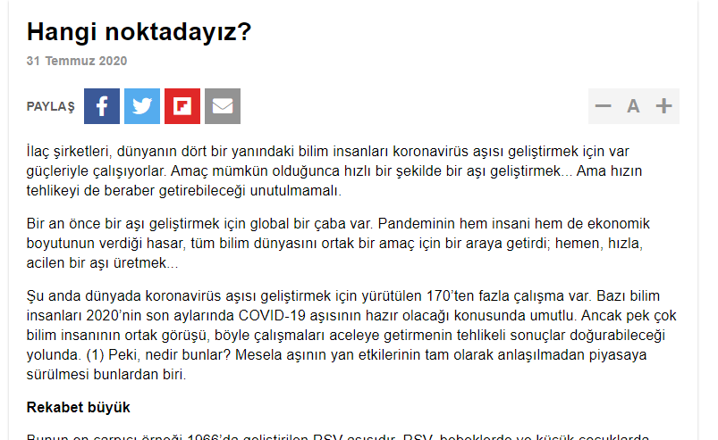 Hangi Noktadayız? / Milliyet.com.tr