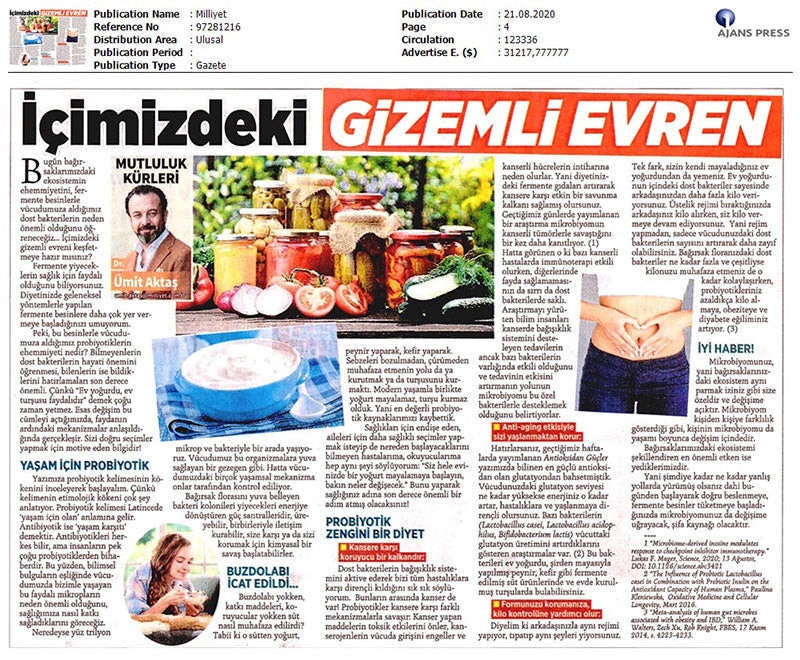 İçimizdeki Gizemli Evren / Milliyet