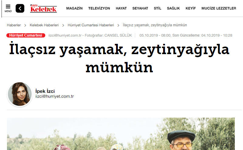 Zeytinyağı İle İlaçsız Yaşamak Mümkün! / Hurriyet.com.tr