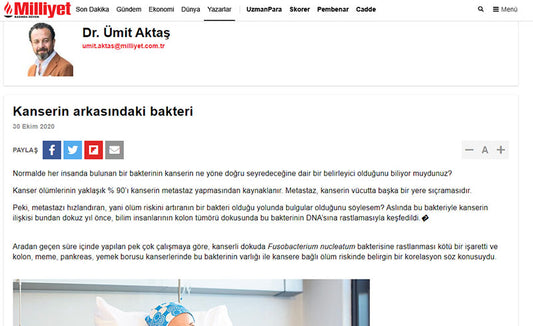 Kanserin Arkasındaki Bakteri / Milliyet.com.tr