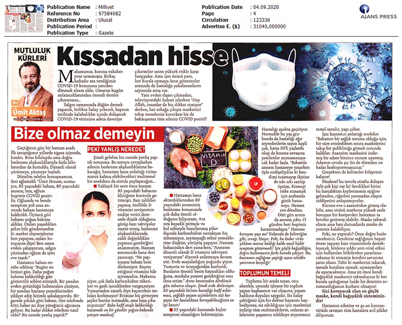 Kıssadan Hisse / Milliyet