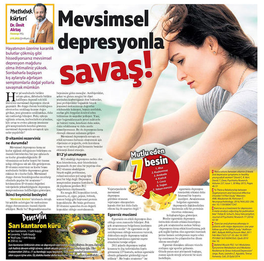 Mevsimsel Depresyonla Savaş / Milliyet Pazar