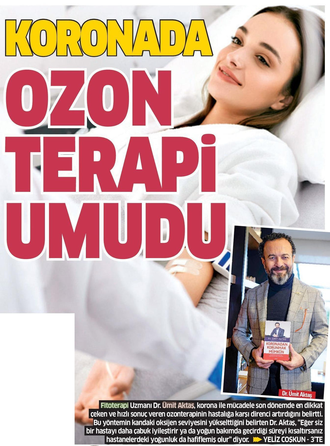 Koronada Ozon Terapi Umudu / Akşam