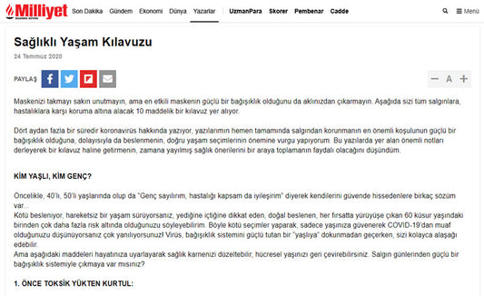 Sağlıklı Yaşam Kılavuzu / Milliyet.com.tr