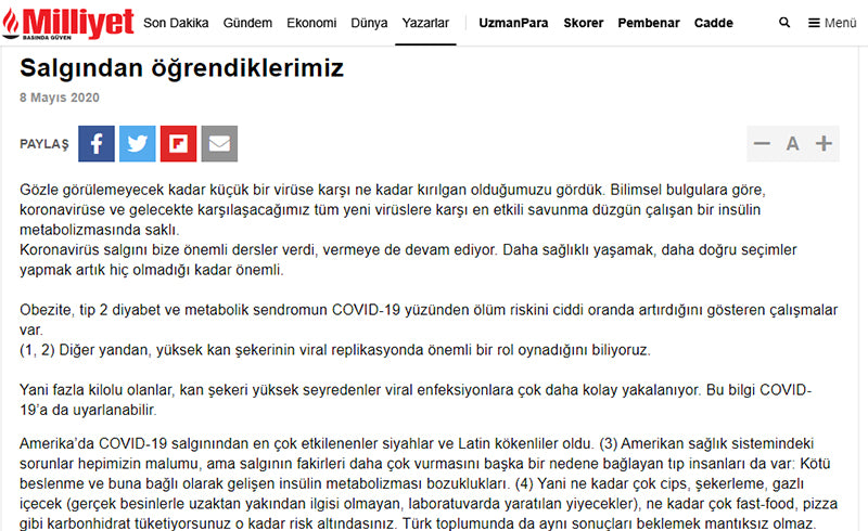 Koronavirüs Salgınından Neler Öğrendik? / Milliyet.com.tr