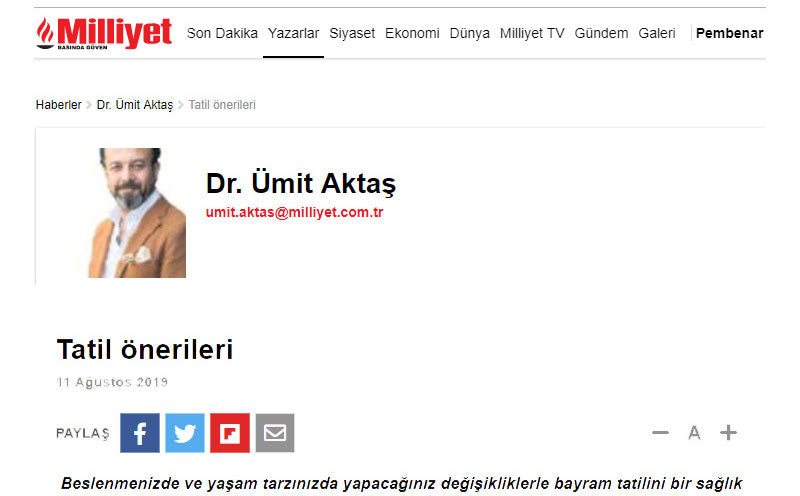 Şifalı Tatil Önerileri / Milliyet.com.tr