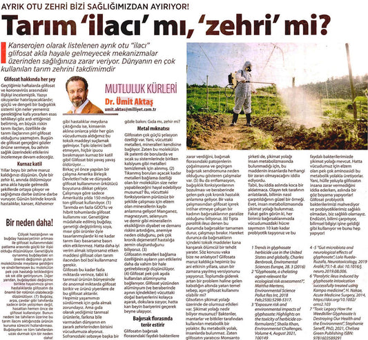 Tarım İlacı mı, Zehri mi? / Milliyet