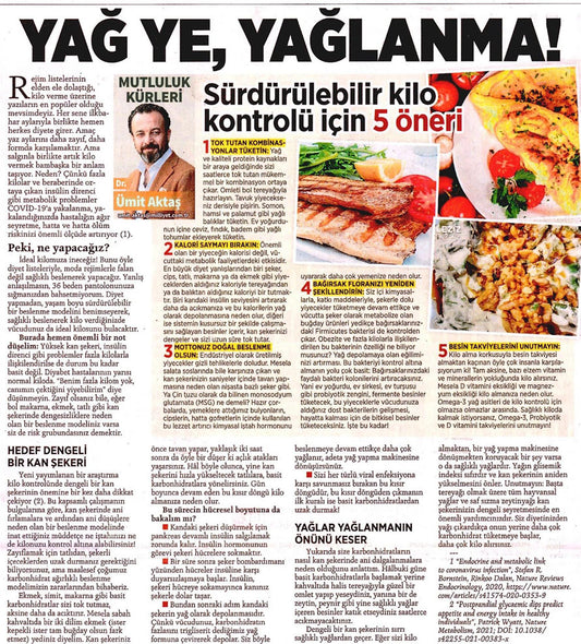 Yağ Ye, Yağlanma! / Milliyet