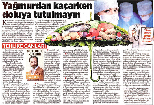 Yağmurdan Kaçarken Doluya Tutulmayın. / Milliyet.com