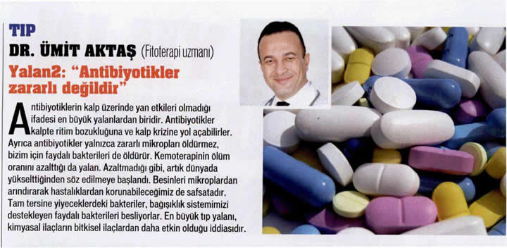 Yalan2: Antibiyotikler Zararlı Değildir…