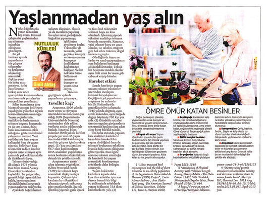 Yaşlanmadan Yaş Alın / Milliyet