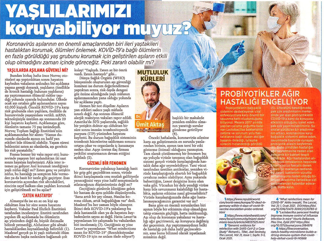 Yaşlılaramızı Koruyabiliyor muyuz? / Milliyet