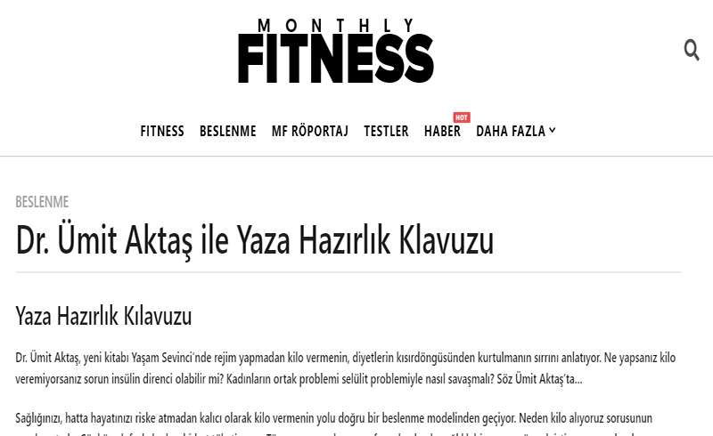 Kalıcı ve Sağlıklı Kilo Vermenin Yolu Doğru Beslenme Modelinden Geçiyor. / Monthlyfitness.com